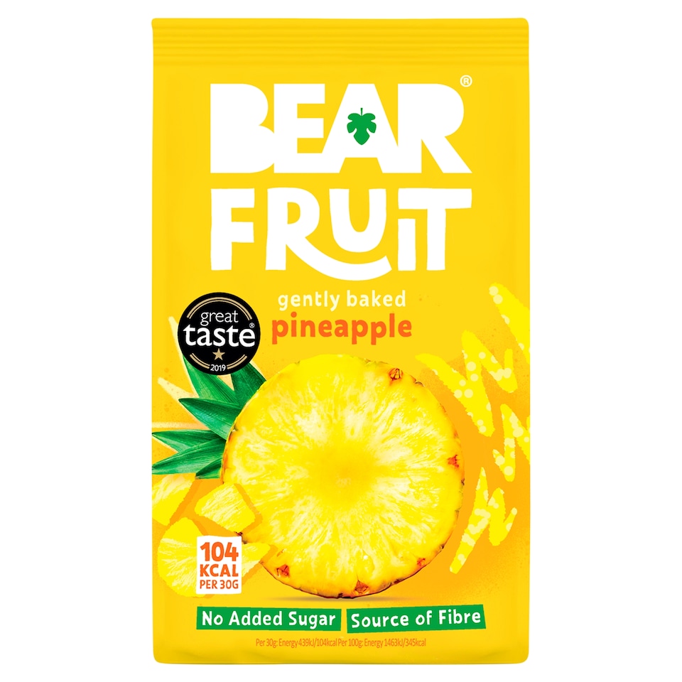 image 1 of BEAR Fruit Dried Pineapple 100g