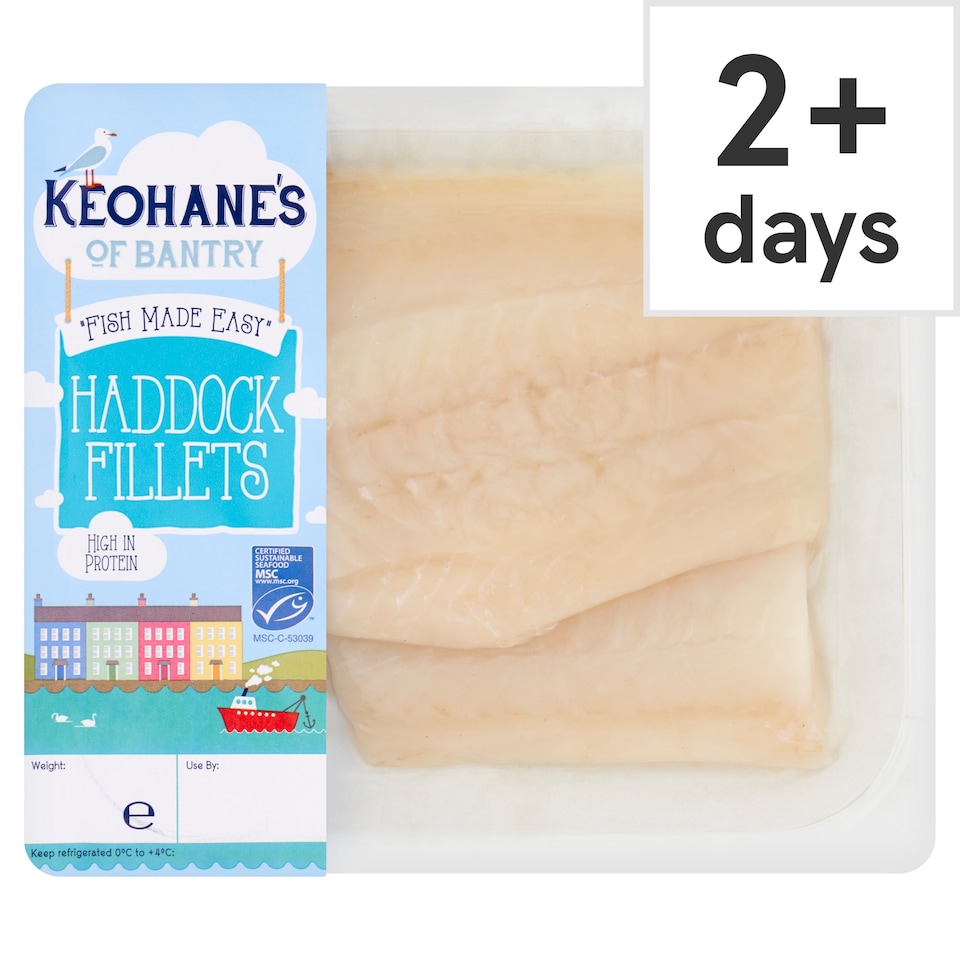 Keohane Seafoods Haddock Fillets 250g