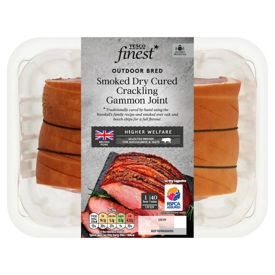 Tesco Finest Dry Cured Smoked Gammon Joint 900g
