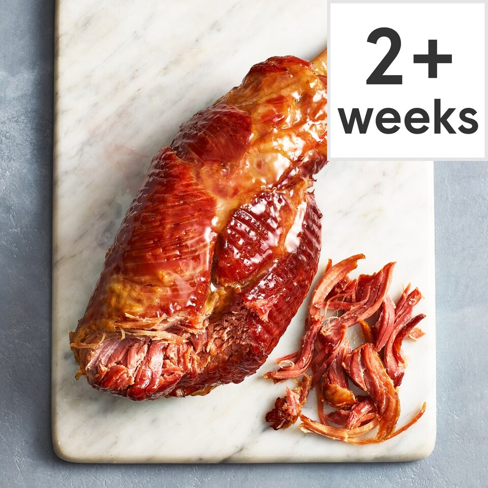 image 1 of 51. Tesco Finest Slow Cooked Bone-In Gammon with a Honey Glaze 1.67kg (Serves 8)