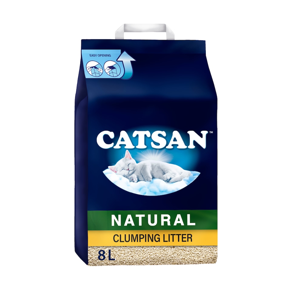 image 1 of Catsan Natural Clumping Cat Litter 8 Litre