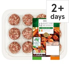 Tesco 12 Irish Lamb Meatballs 240g
