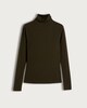 image 5 of F&F Roll Neck Long Sleeved Top with Wool in Olive