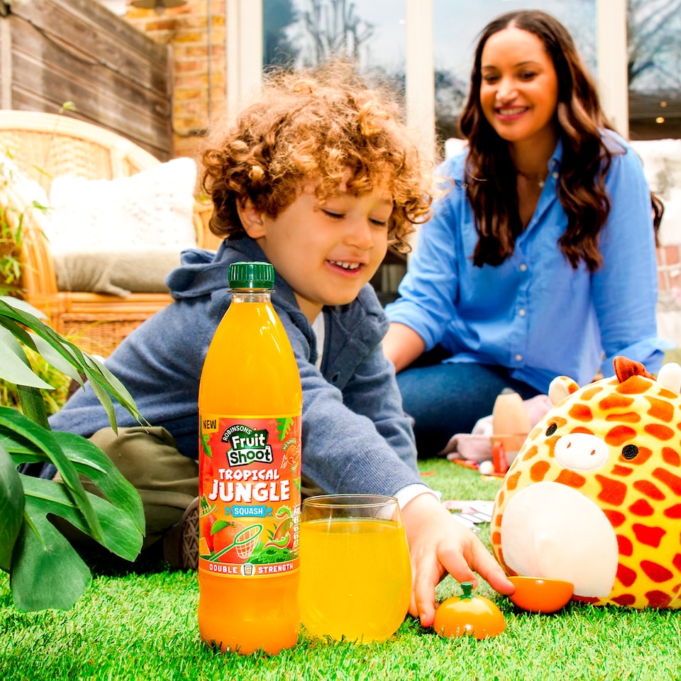 image 1 of Fruit Shoot Double Strength Tropical Jungle No Added Sugar Squash 750ml