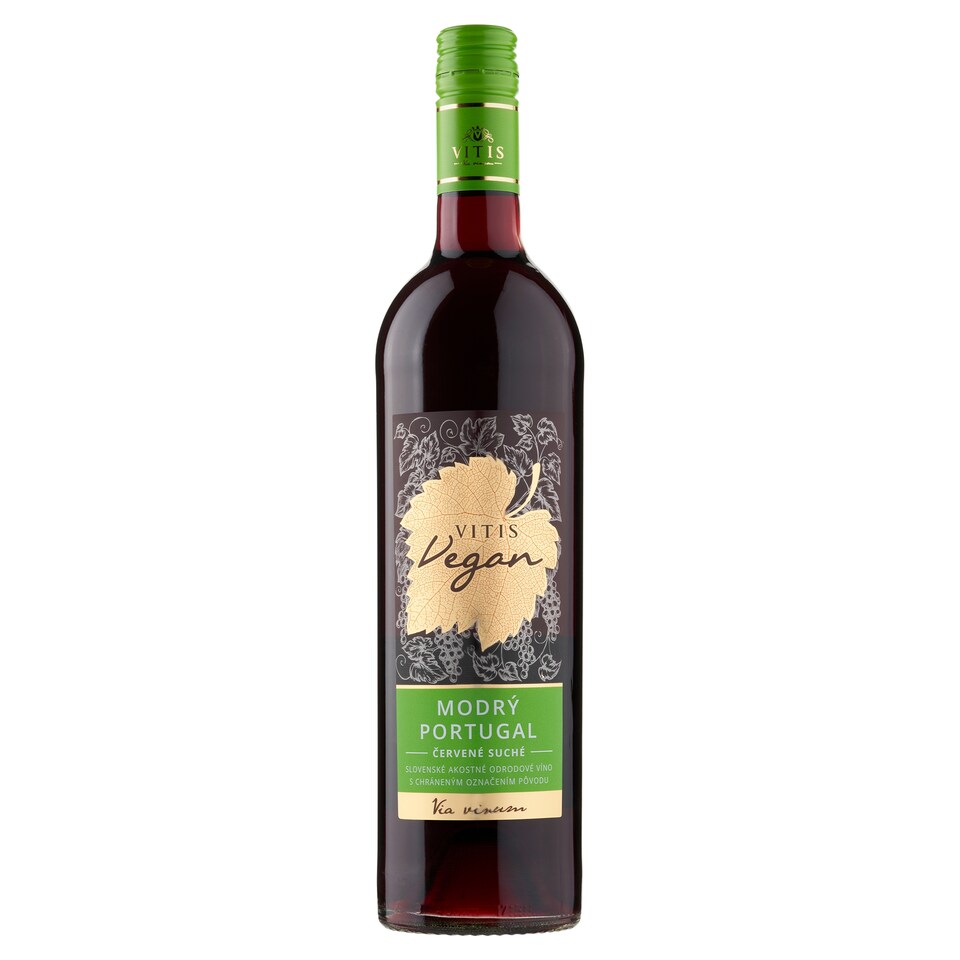 image 1 of Vitis Vegan Modrý Portugal slovenské akostné odrodové víno červené suché 0,75 l