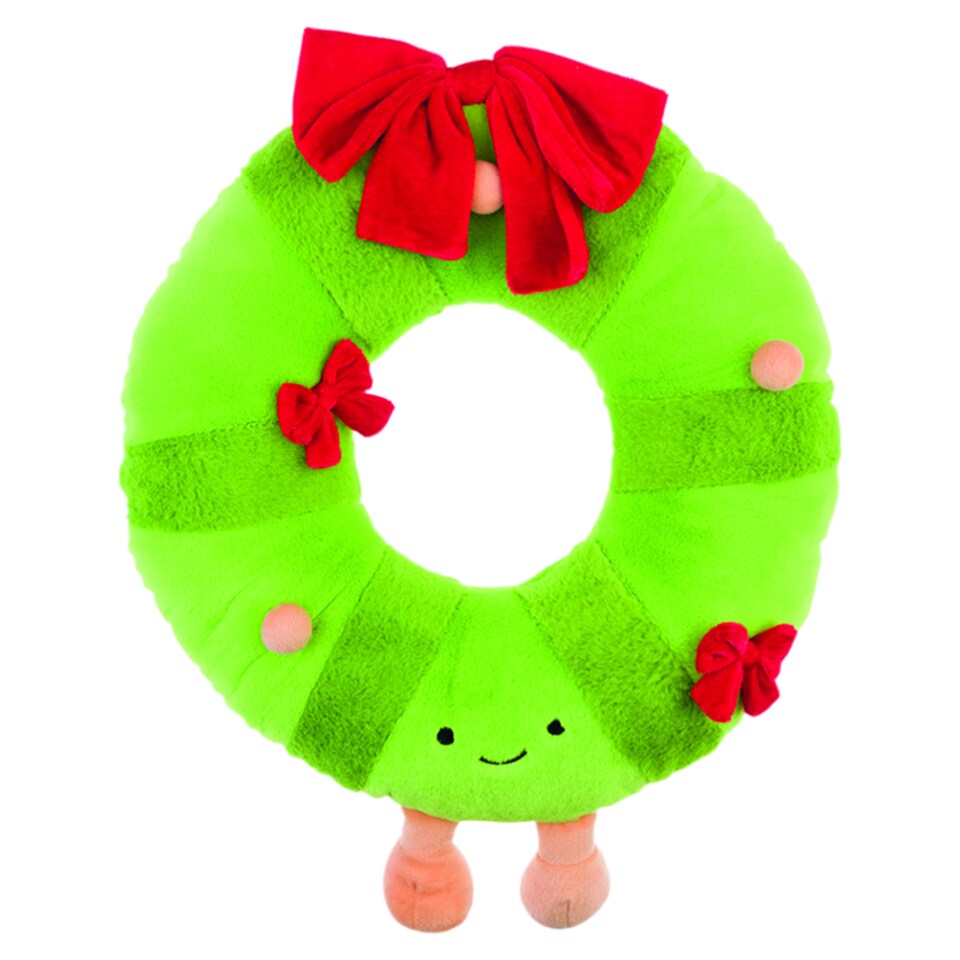 Christmas Wreath Shape Cushion 40 x 40 cm