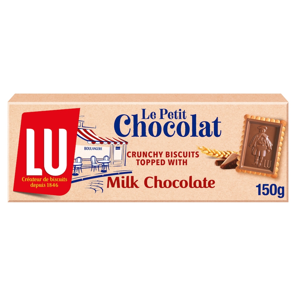 image 1 of LU Le Petit Chocolat Chocolate Biscuits 150G