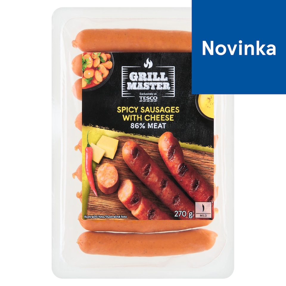 Grill Master Párky so syrom 270 g