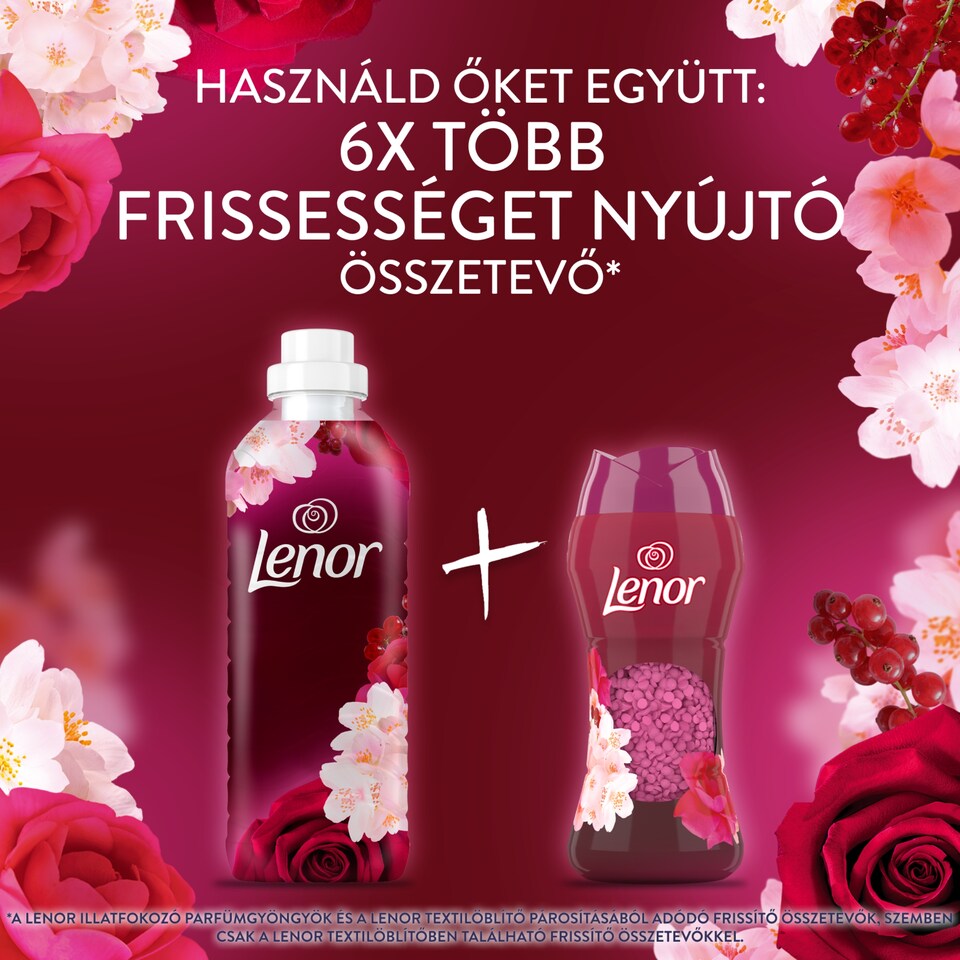 Lenor  Textilöblítő 59 Mosáshoz, Ruby Jasmine  1. kép