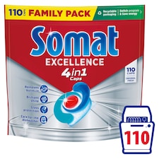 Somat Excellence 4in1 Automatic Dishwasher Capsules 110 pcs 1991g