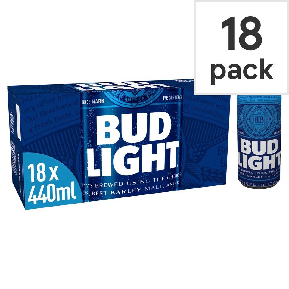 image 1 of Bud Light 18x440ml