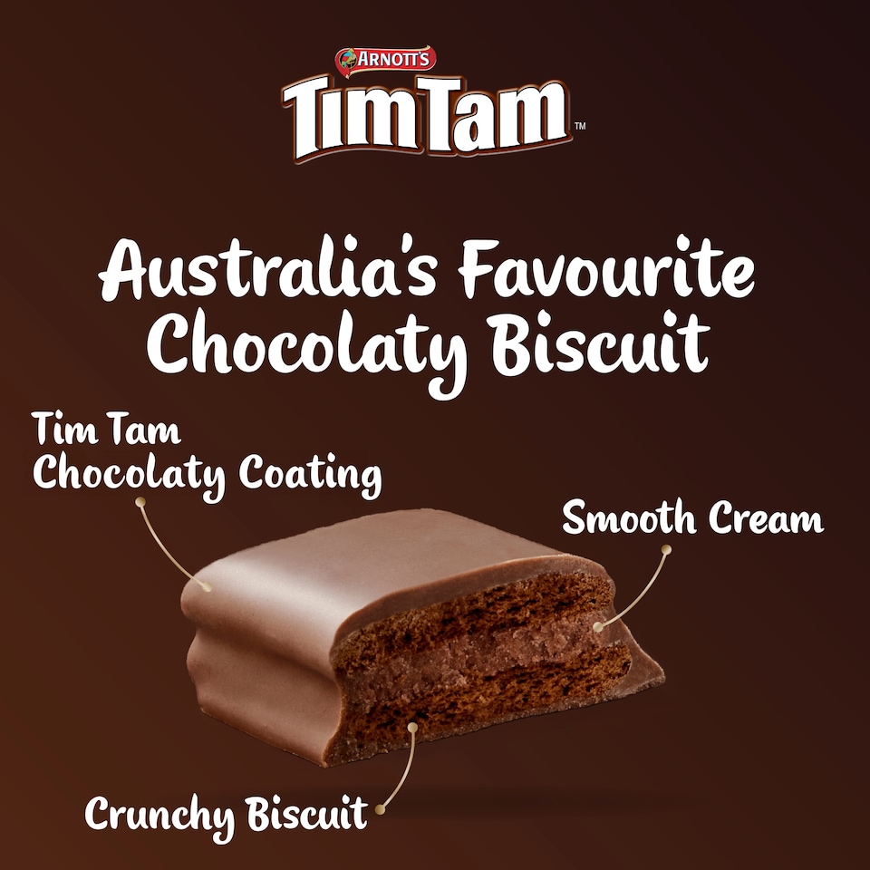 image 1 of Tim Tam Original Chocolatey Biscuit Bars 9 Pieces 163g