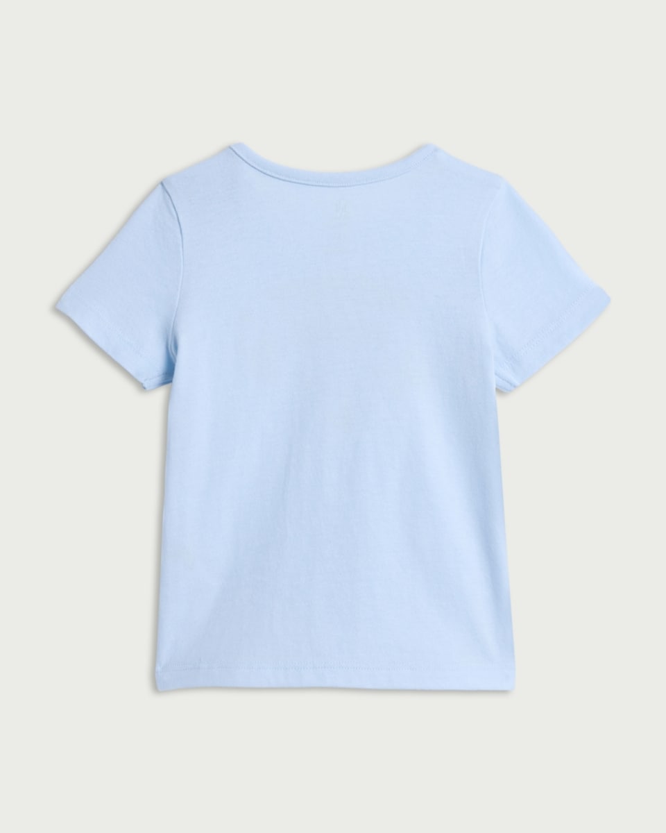 image 1 of Disney Mickey Mouse and Friends Pure Cotton T-Shirt in Blue