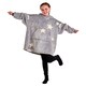 image 4 of Silentnight Silver Kids Glow In the Dark Hoodie