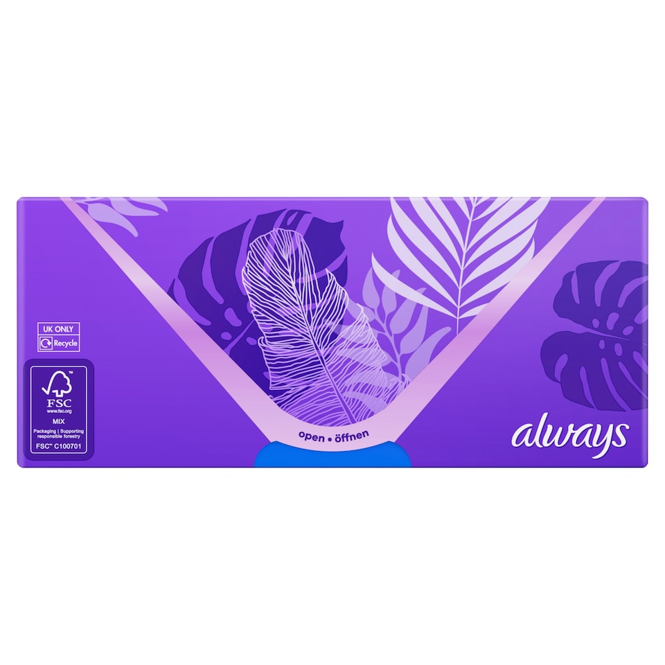 obrázok 1 z Always Daily Protect Long 0 % vôní a farbív Intímky 48 ks