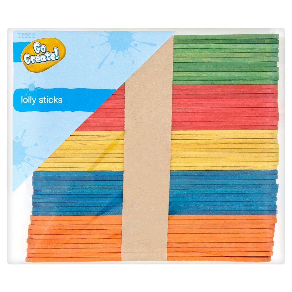Tesco Craft Lolly Sticks
