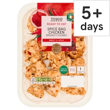 Tesco Spice Bag Chicken Breast Chunks 140g 
