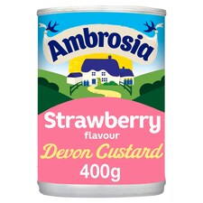 Ambrosia Strawberry Flavoured Devon Custard 400G