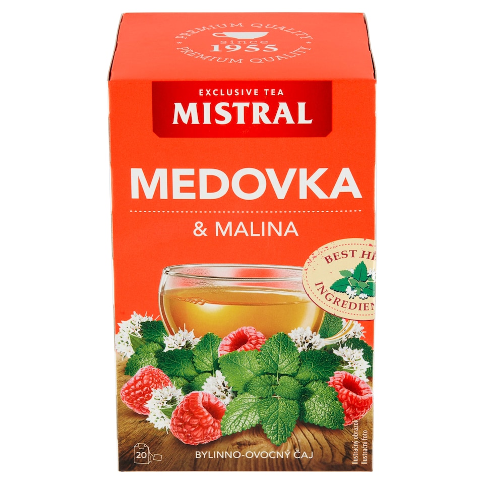image 1 of Mistral Melissa & Raspberry Herbal-Fruit Tea 30 g