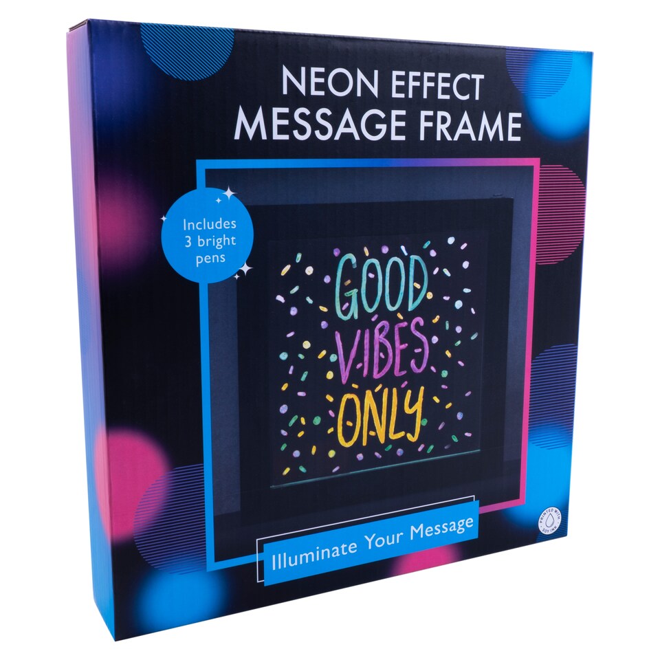 image 1 of Fizz Creations Neon Light Up Message Frame