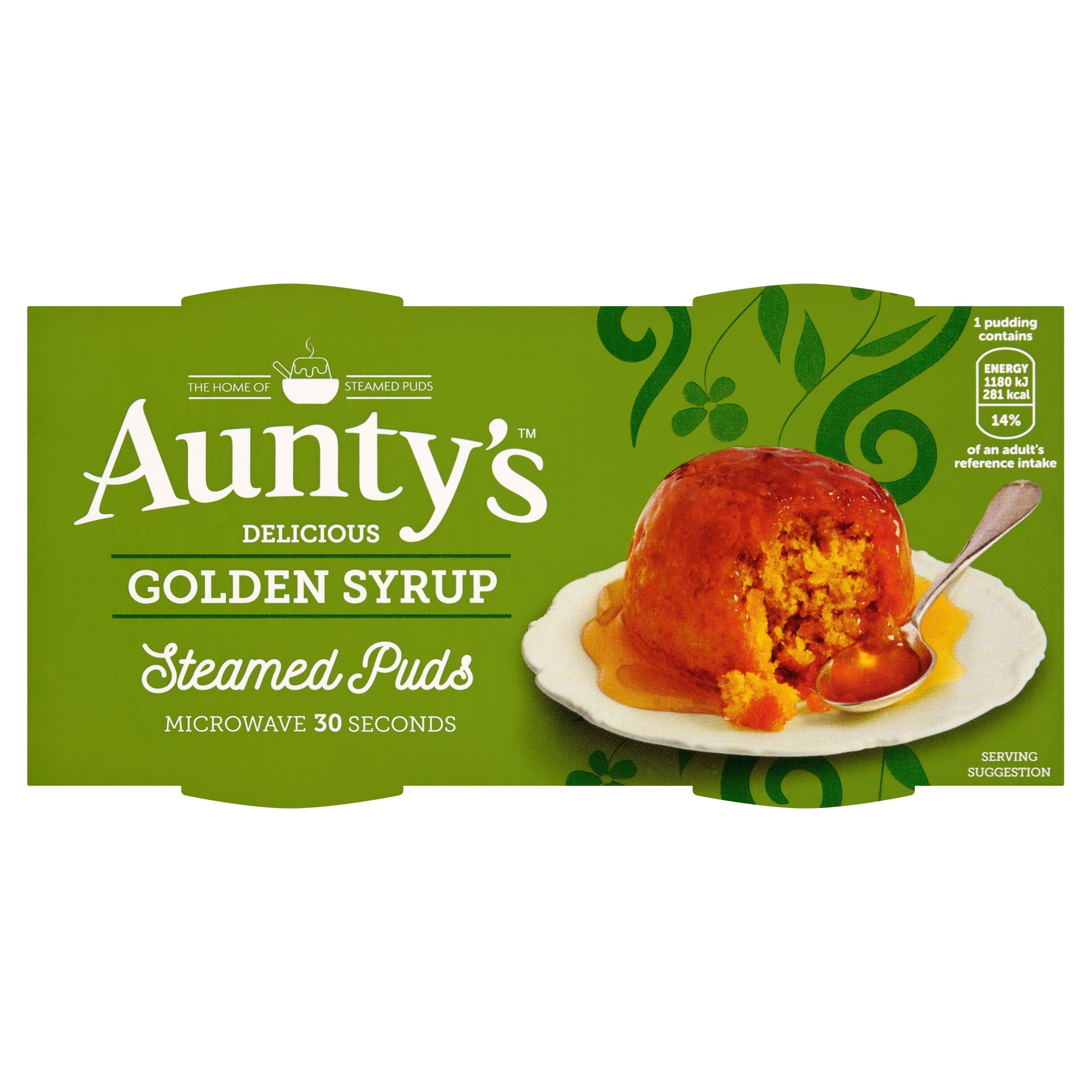 Auntys Golden Syrup Steamed Puddings 2 X 95G