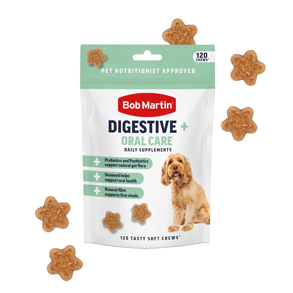 image 1 of Bob Martin Digestive and Oral Care daily Supplements for Dogs 200g