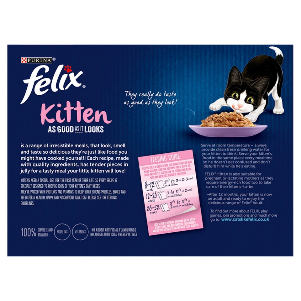 image 1 of Felix As Good As It Looks Kitten In Jelly 12X100