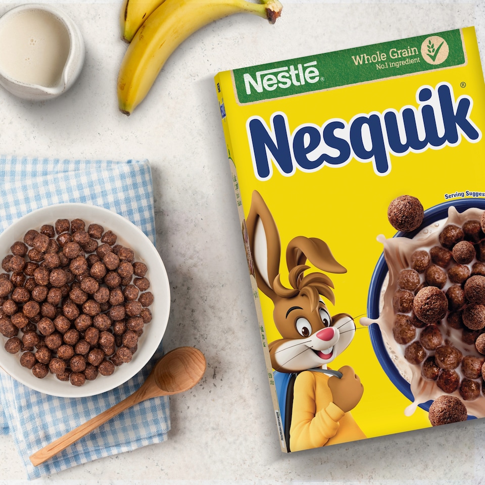 image 1 of Nestlé Nesquik Chocolate Breakfast Cereal 375g