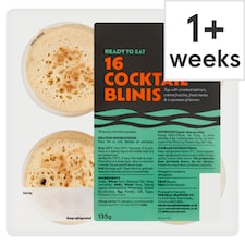 The Real Seafood Co. 16 Cocktail Blinis 135g