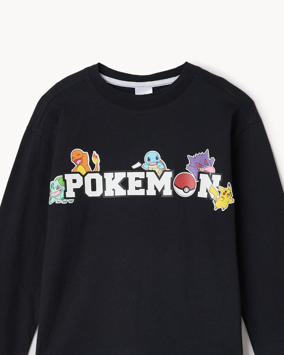 image 1 of Pokémon Cotton RIch Pyjama Set in Multi
