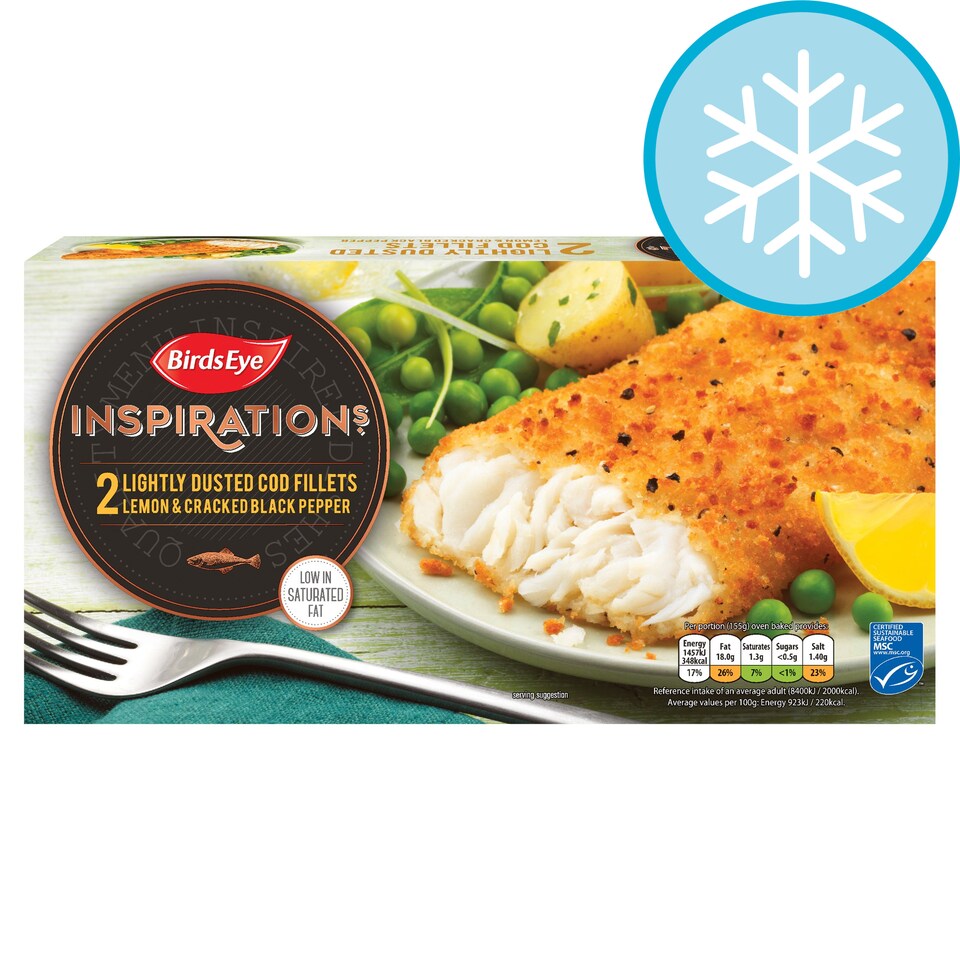 image 1 of Birds Eye 2 Cod With Lemon And Pepper 310G