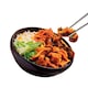 image 2 of Tesco TASTE DiSCOVERiES Flavours of Korea Chicken & Shiitake Mushroom Bibimbap 380g