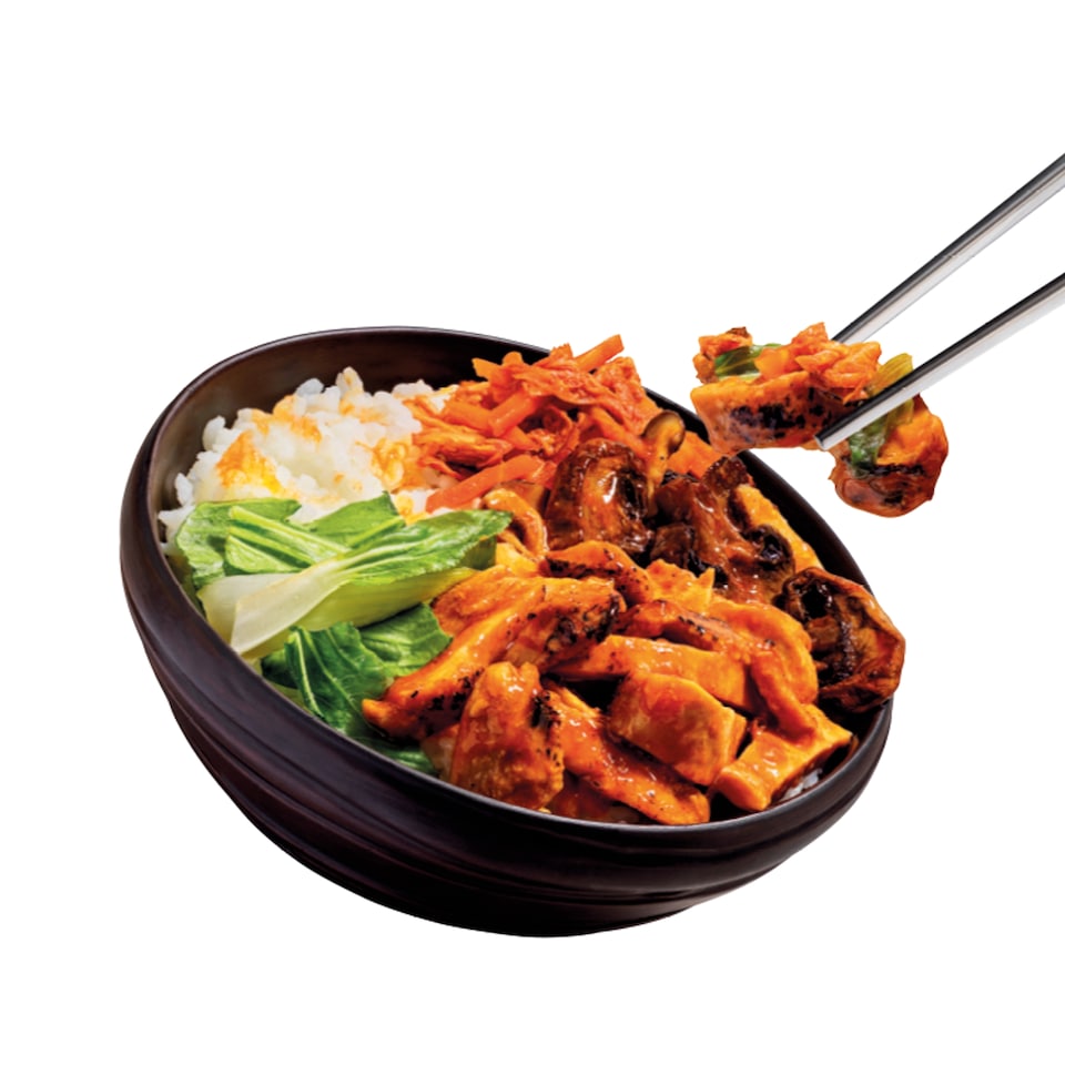 image 1 of Tesco TASTE DiSCOVERiES Flavours of Korea Chicken & Shiitake Mushroom Bibimbap 380g