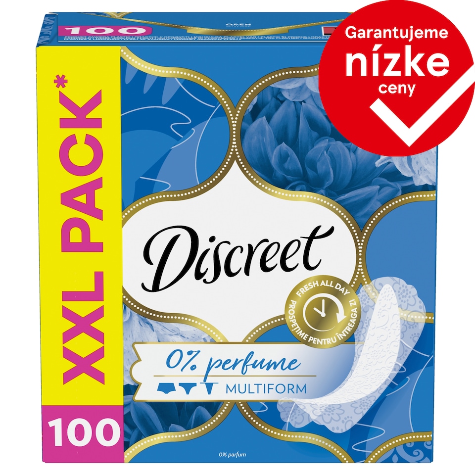 obrázok 1 z Intímky Discreet Priedušný materiál Multiform bez parfumácie x100