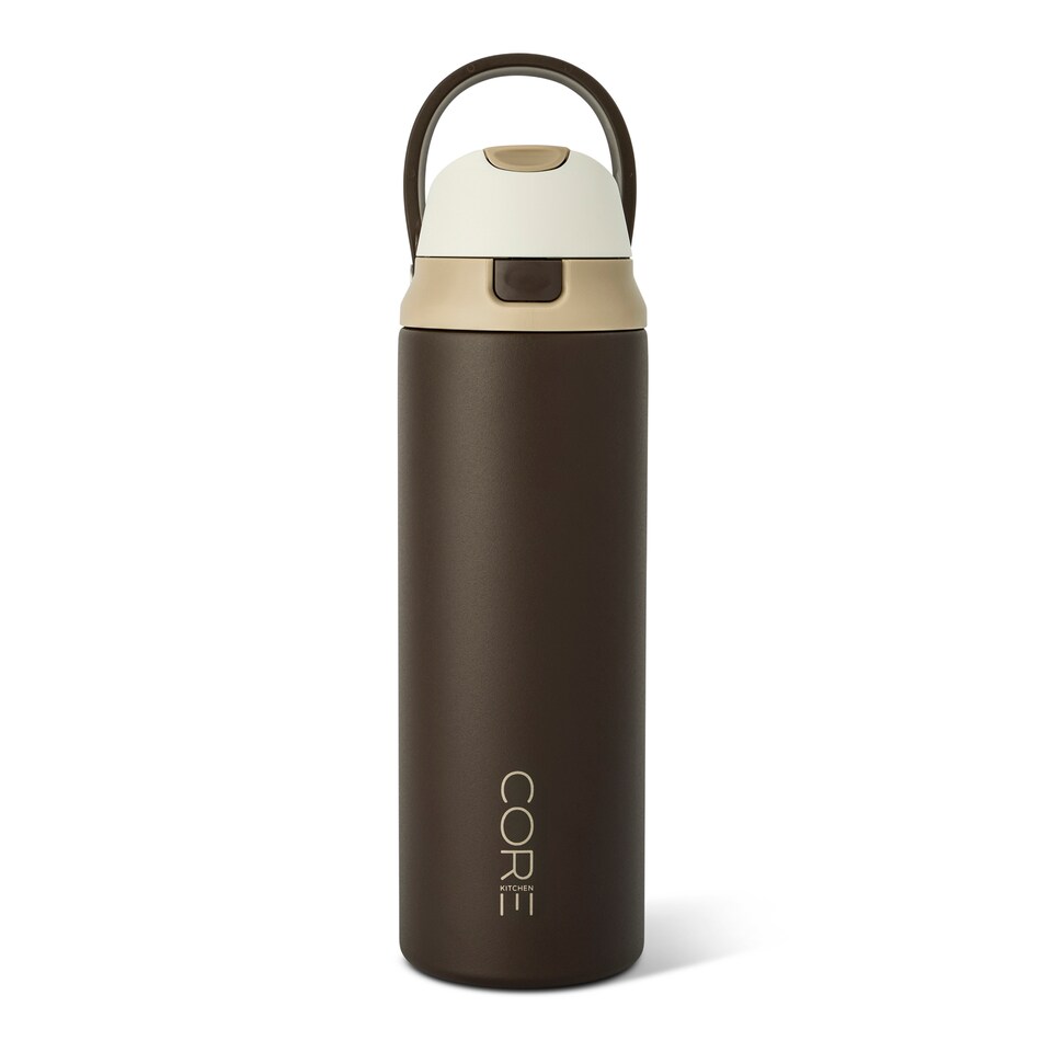 image 1 of Core Kitchen Mocha Hydra Dual Function Water Bottle 710ml