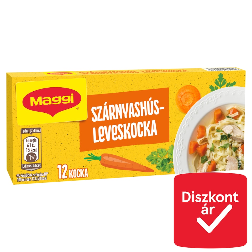 Maggi szárnyashúsleves-kocka 12 db 120 g