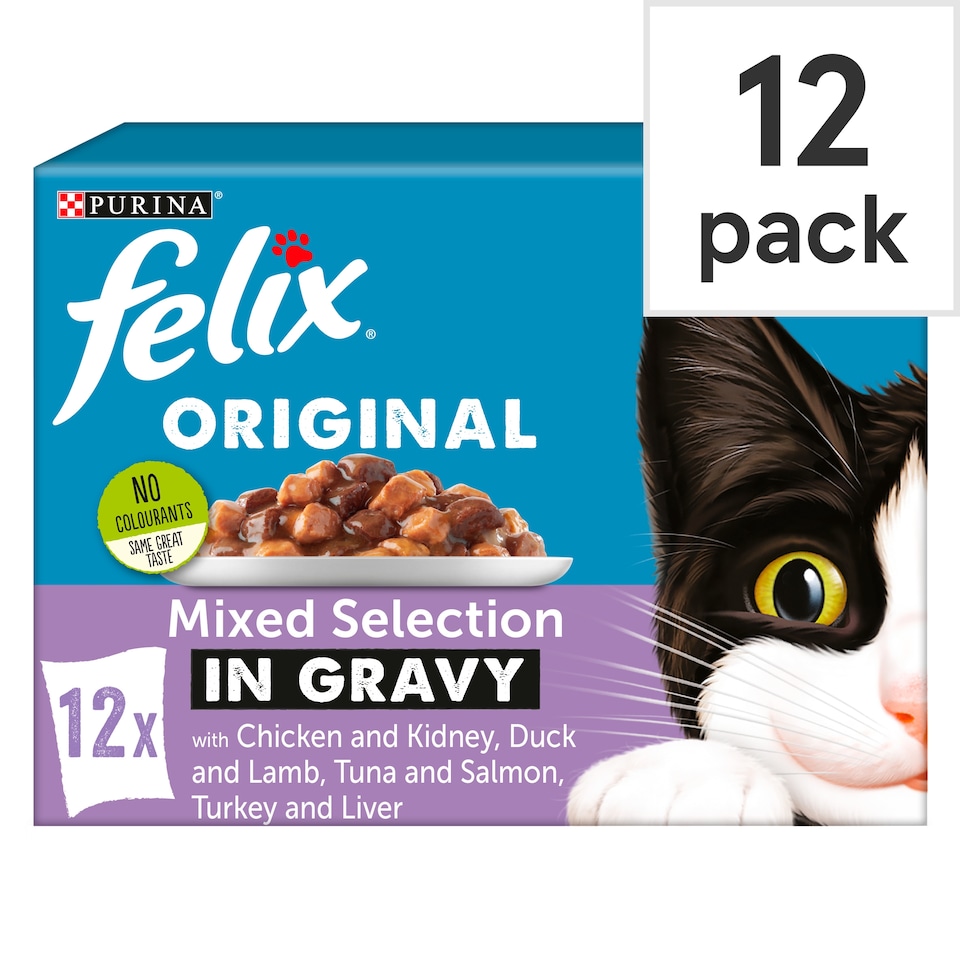 image 1 of Felix Cat Food Mixed Selection In Gravy 12X100g