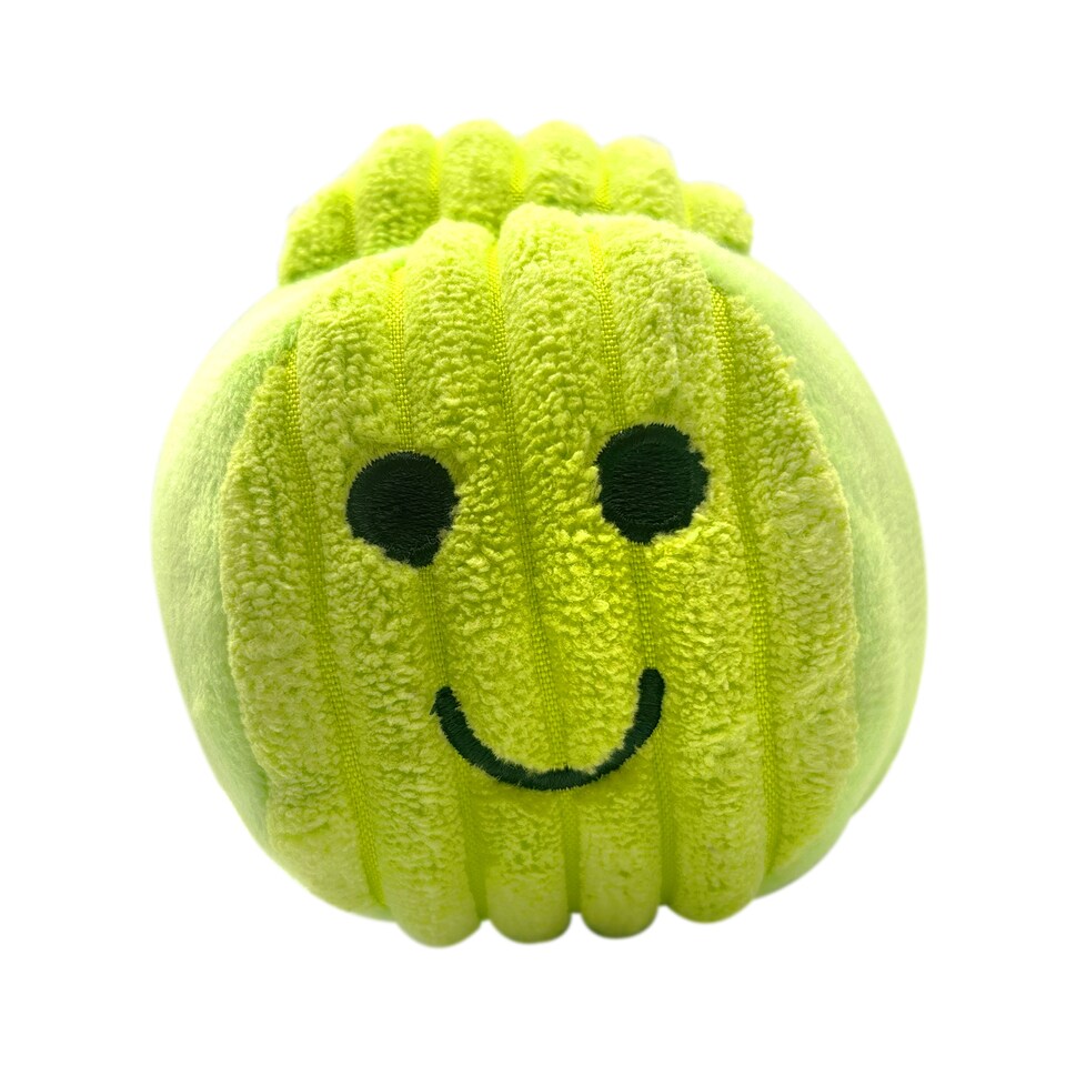 image 1 of Christmas Pudding & Sprout Pet Dog Plush Toys Christmas Gift