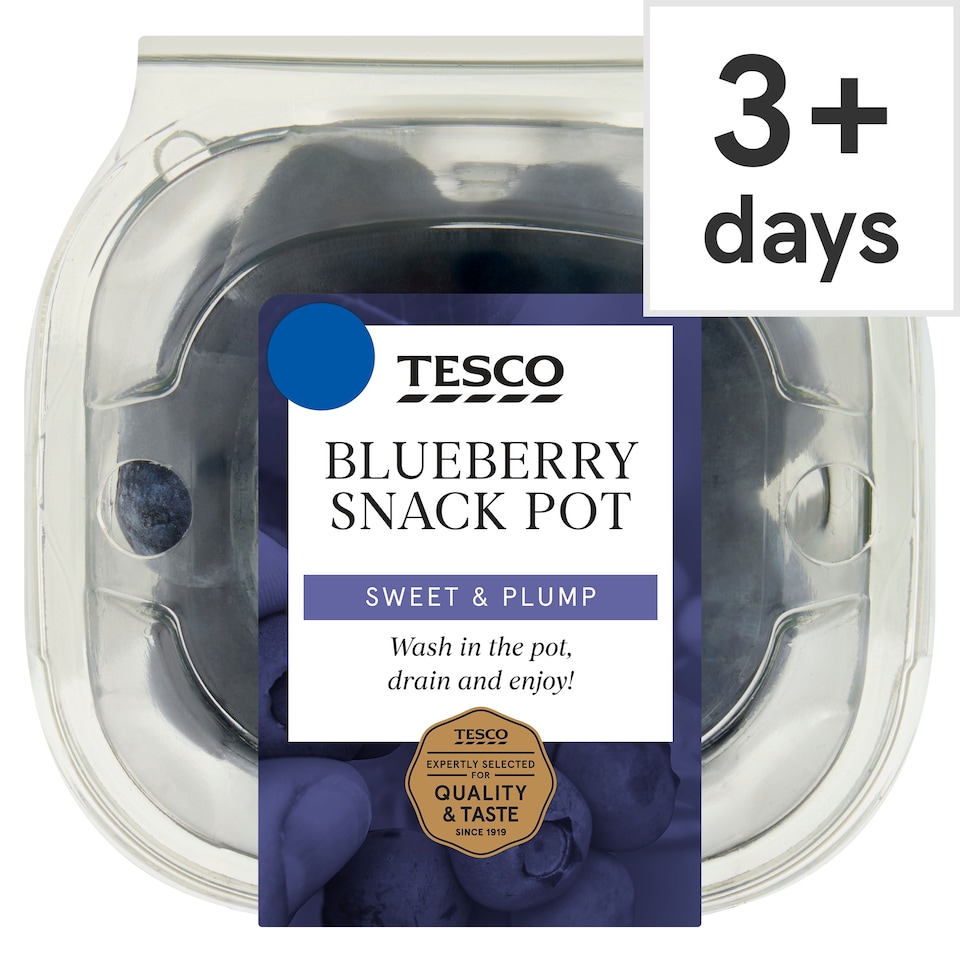 Tesco Blueberries Snack Pot 90g