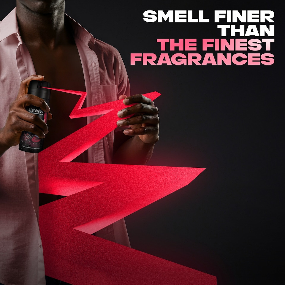 image 1 of Lynx Fine Fragrance Collection Deodorant Bodyspray Cherry Spritz 150ml