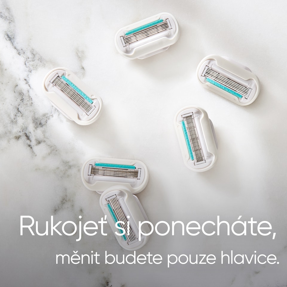Obrázek 1 pro produkt Venus Deluxe Smooth Sensitive Hlavice Holicího Strojku x4
