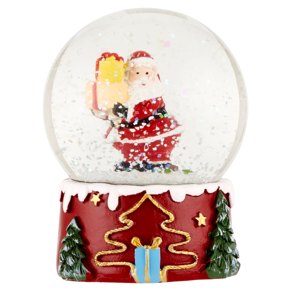 Santa Claus Christmas Snow Globe Decoration