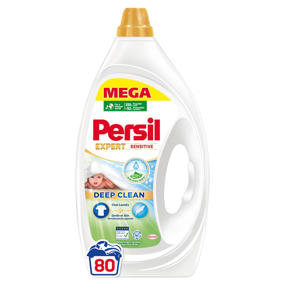 Obrázek 1 pro produkt Persil prací gel Sensitive pro citlivou pokožku 80 praní