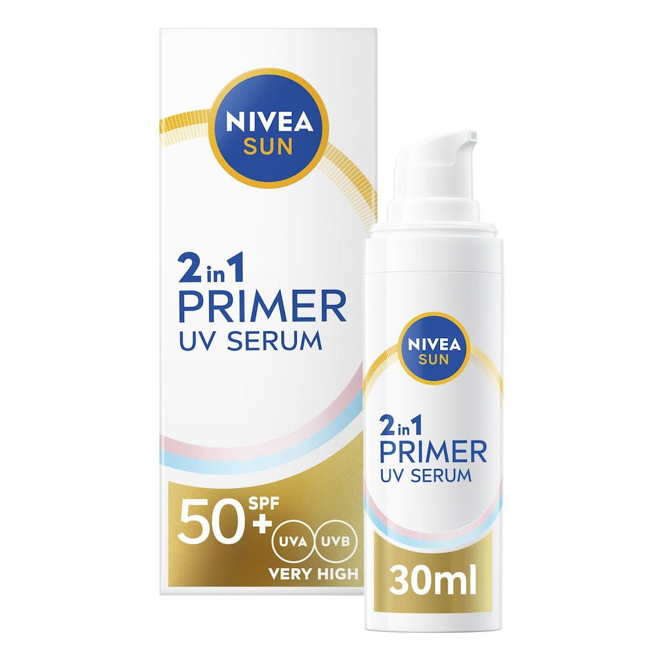 image 1 of NIVEA SUN UV Face 2in1 Daily Primer Serum SPF50+ 30ml