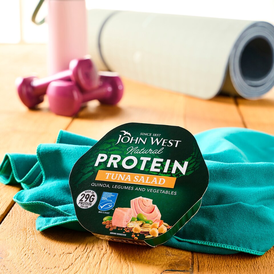 image 1 of John West Protein Tuna Salad quinoa, legumes and vegetables 220g