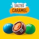 image 3 of M&M's Salted Caramel Chocolate Pouch Bag 102G