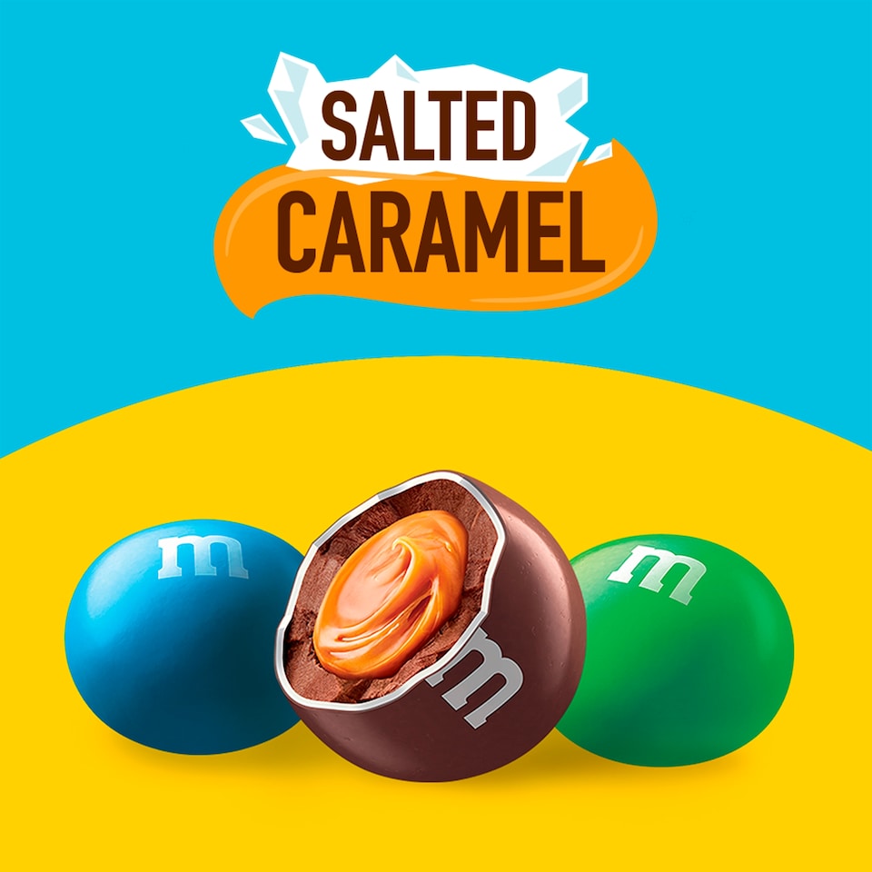 image 1 of M&M's Salted Caramel Chocolate Pouch Bag 102G