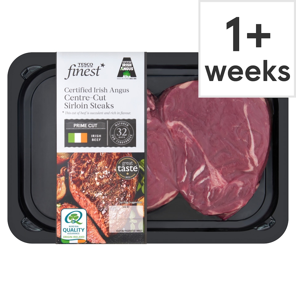 Tesco Finest Irish Angus Sirloin 454G