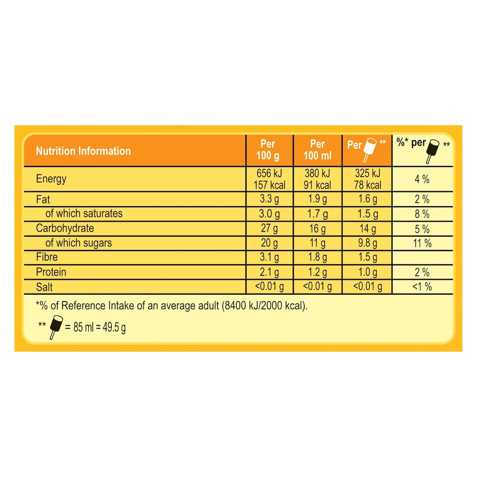 image 1 of Wall's Haribo Push Up Ice Cream Sticks 4 x 85ml