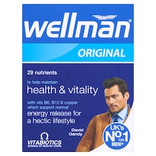 Vitabiotics Wellman Original Vitamin and Mineral Tablets 30s